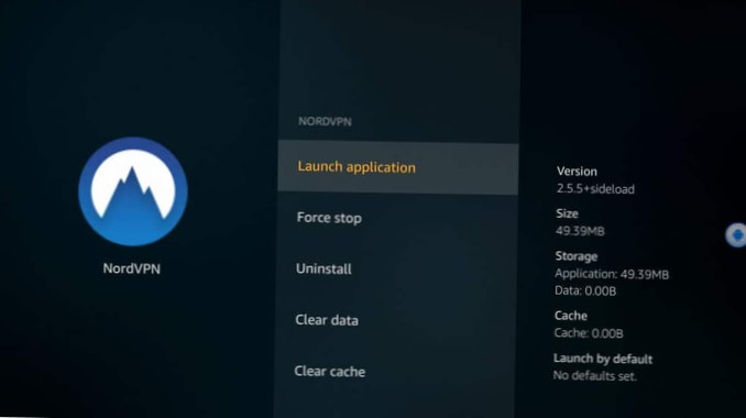 Hur man installerar NordVPN på Firestick