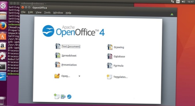 Jak nainstalovat OpenOffice na Linux