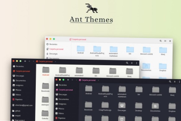 Jak nainstalovat motiv Ant GTK na Linux