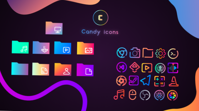Slik installerer du Candy-ikonet i Linux