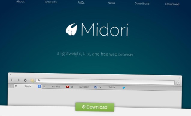 Comment installer le navigateur Midori sous Linux