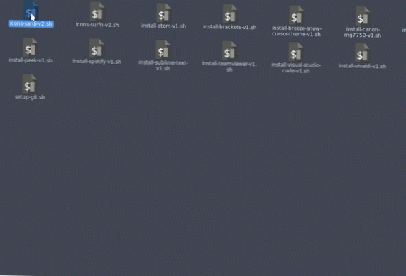 So installieren Sie das Surfn-Symbol unter Linux