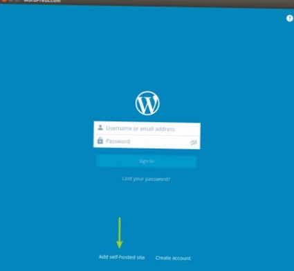 Jak nainstalovat desktopovou aplikaci WordPress v systému Linux