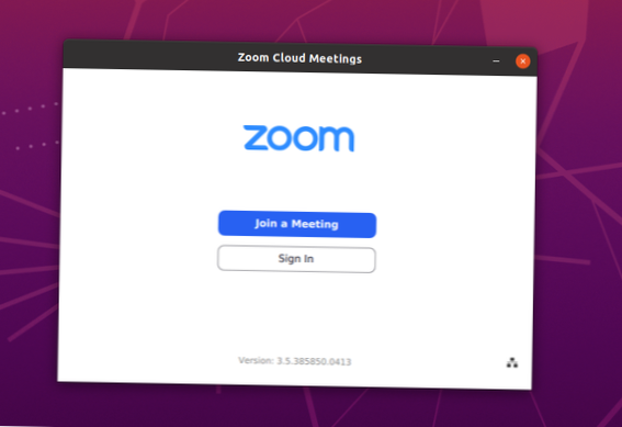 Come installare l'app per videoconferenze Zoom su Linux