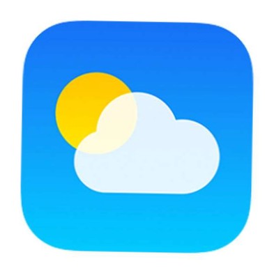 comment installer l'application météo sur iphone