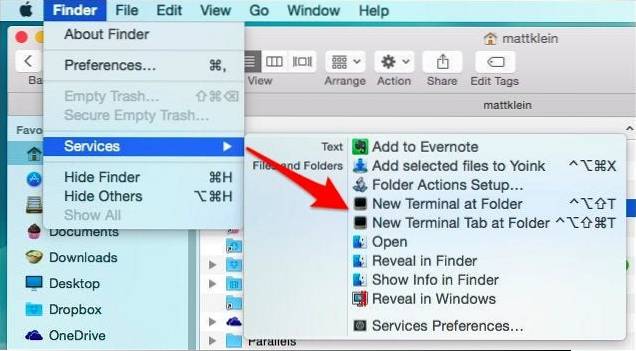 How to Launch Terminal in the Current Folder Location on Mac