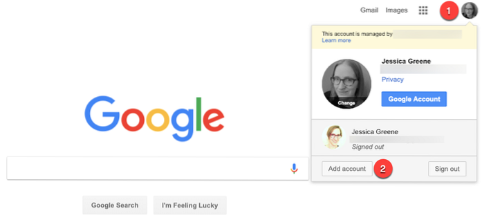 Come accedere a più account Google