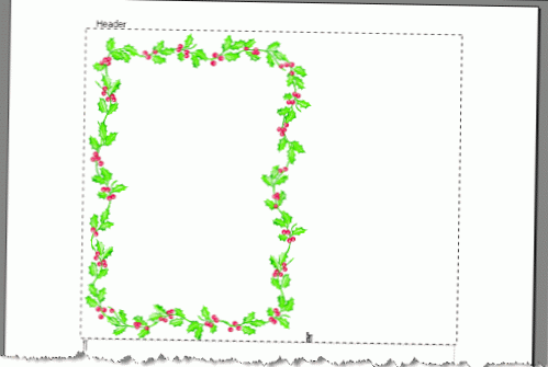 hoe u een aangepaste paginarand kunt maken in Word 2010