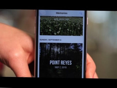 Cómo hacer un video de recuerdos en iPhone