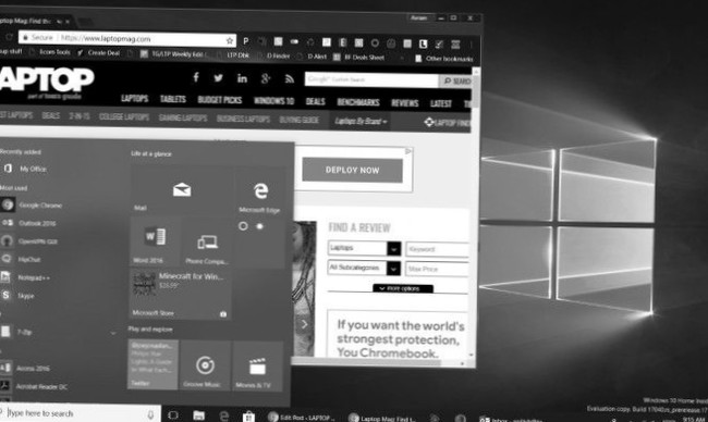 How to make a photo black and white on Windows 10