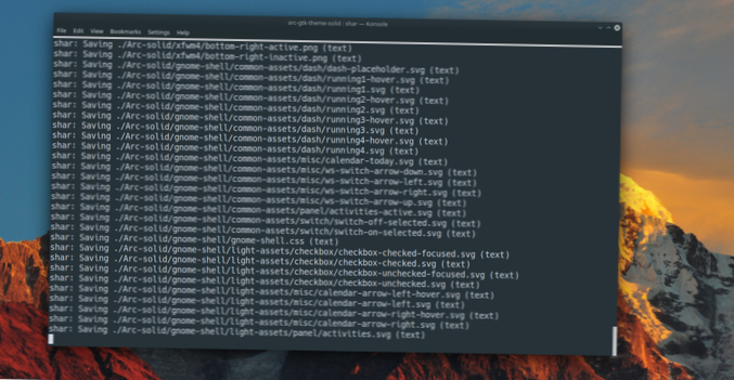 Comment créer une archive auto-extractible sous Linux