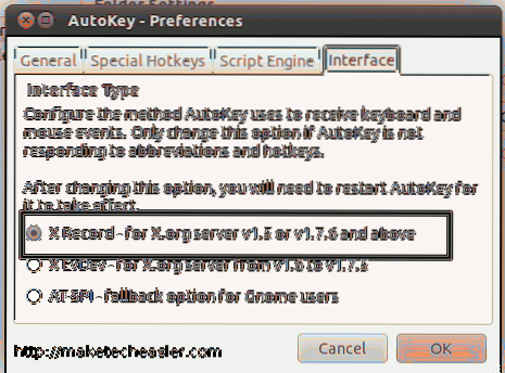 Comment faire fonctionner Autokey dans Ubuntu Natty [Conseils rapides]