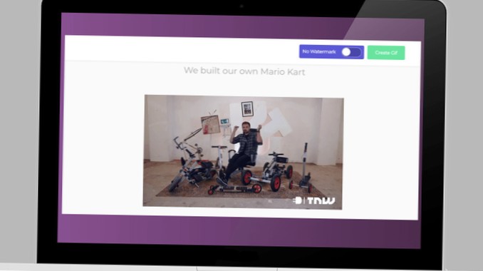 como fazer giphy do youtube