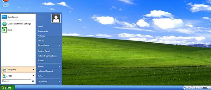 Come rendere Windows 8 simile a Windows XP