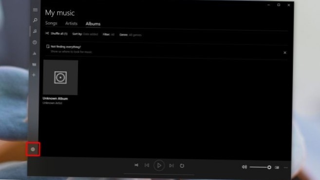 Equalizer-instellingen beheren in Groove op Windows 10