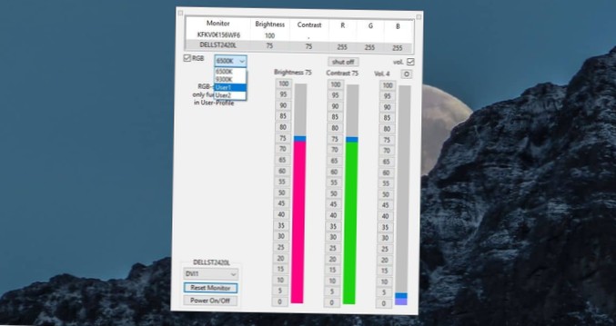 How To Manage RGB On An External Monitor On Windows 10
