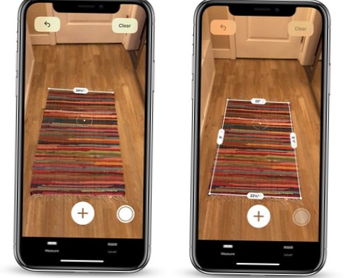 Hvordan måle et objekt ved hjelp av AR i iOS