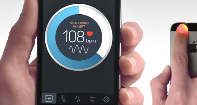 como medir a frequência cardíaca no telefone