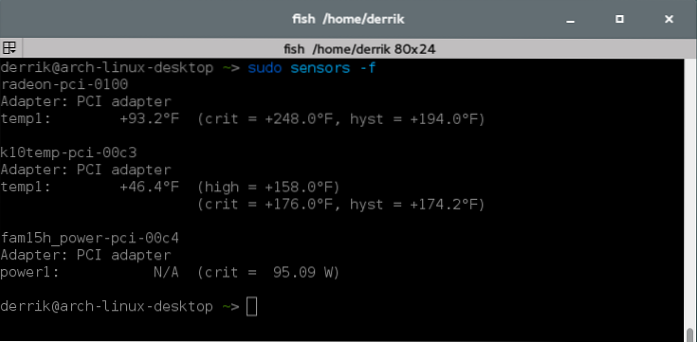 So überwachen Sie die Temperatur Ihres PCs unter Linux mithilfe von lm-Sensoren