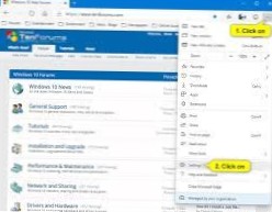jak přesunout oblíbené položky na levou stranu obrazovky v Microsoft Edge