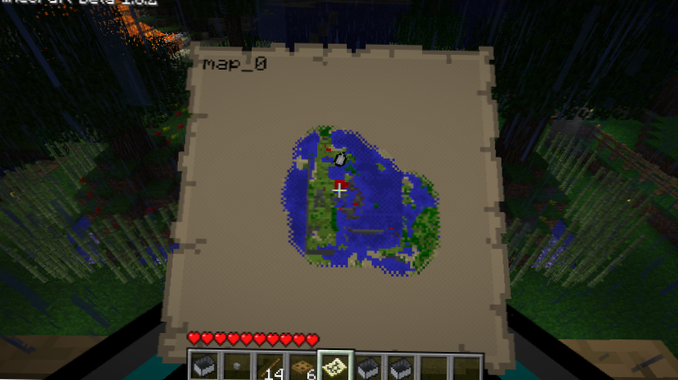 Jak pojmenovat mapu v Minecraftu