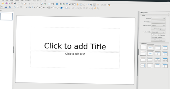 How to open Microsoft Powerpoint files in Libre Office