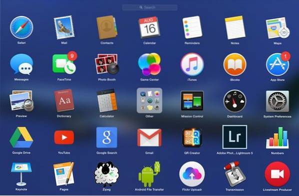 Comment organiser vos applications à l'aide de LaunchPad sous OS X