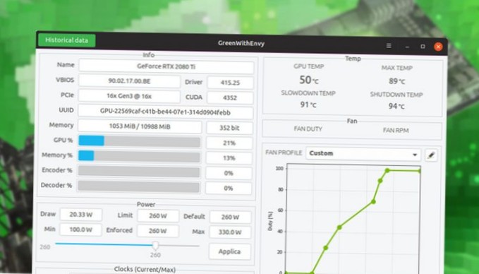 So übertakten Sie Nvidia-Grafikkarten unter Linux