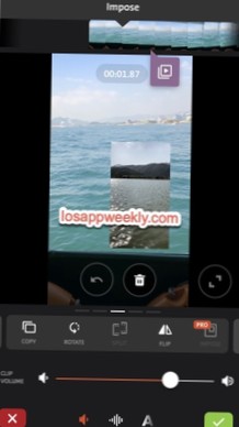 jak překrýt obrázek na video iphone