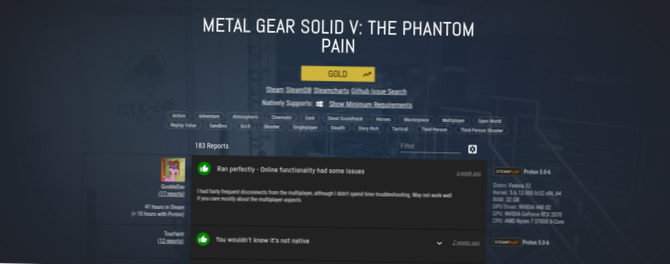 How to play Metal Gear Solid V The Phantom Pain on Linux