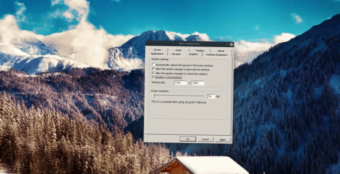 Come impedire ai giochi Windows di modificare la risoluzione del monitor su Linux