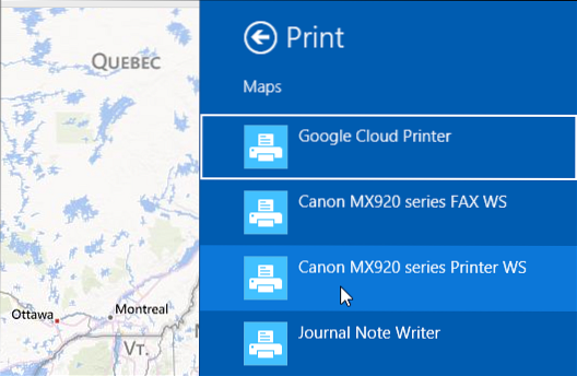 How to Print From Apps in Windows 8