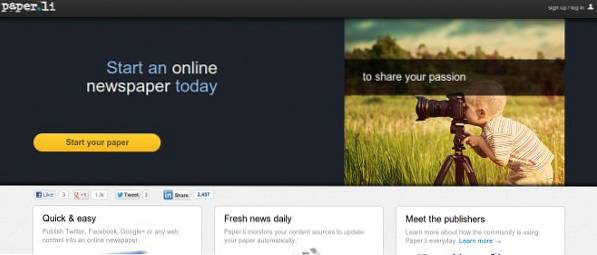 How To Publish Your Own Online Newspaper With Paper.li