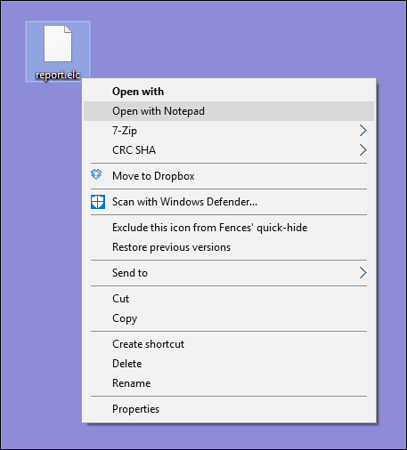 Cum se pune „Deschideți cu Notepad” în fiecare meniu contextual din Windows 7