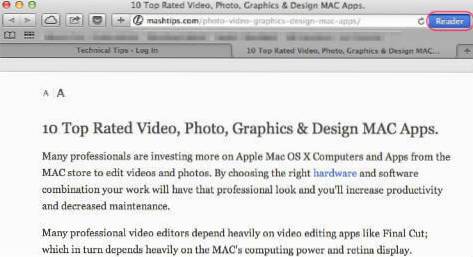 How to Read Articles More Comfortably in Safari With Safari Reader