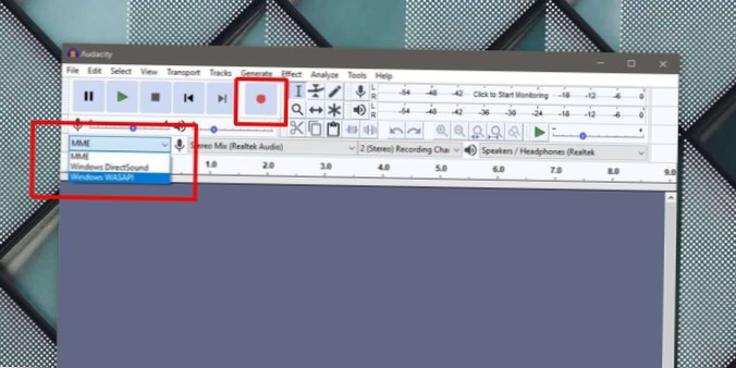 Sådan optages opkald med Audacity på Windows 10