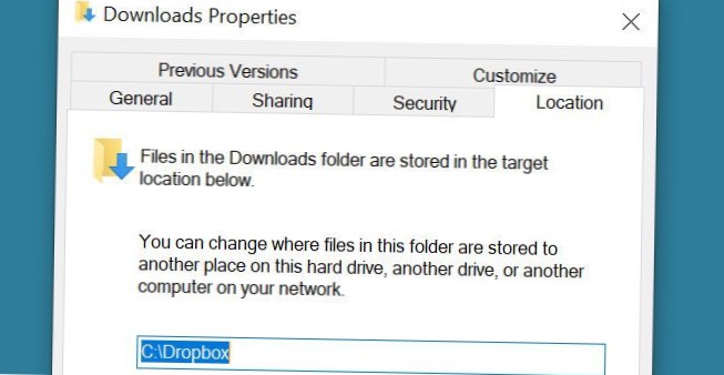 Jak přemapovat výchozí složky ve Windows 10
