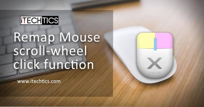 Come rimappare la funzione di clic della rotellina di scorrimento del mouse