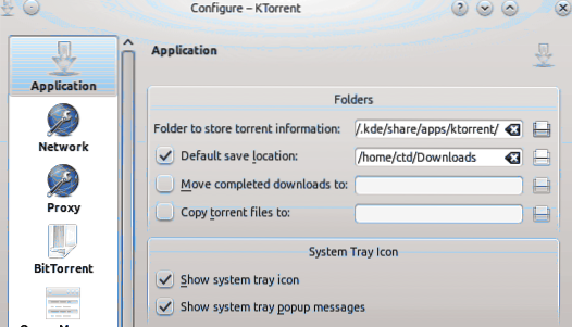 Como controlar remotamente o KTorrent