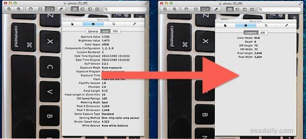 Så här tar du bort EXIF-data från bilder på din Mac