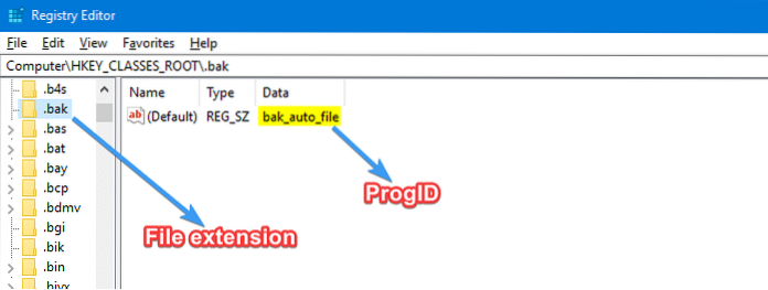 How to Remove File Type Associations Using the Registry Editor