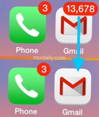 hoe de meldingscirkel op de iPhone te verwijderen