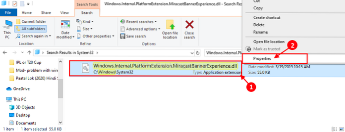 Come rimuovere il banner di proiezione wireless dal desktop in Windows 10