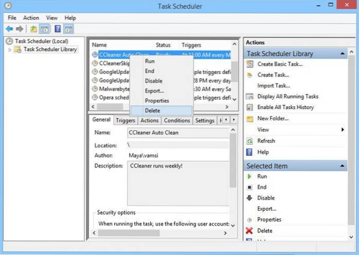 How to Rename a Scheduled Task in Windows Task Scheduler