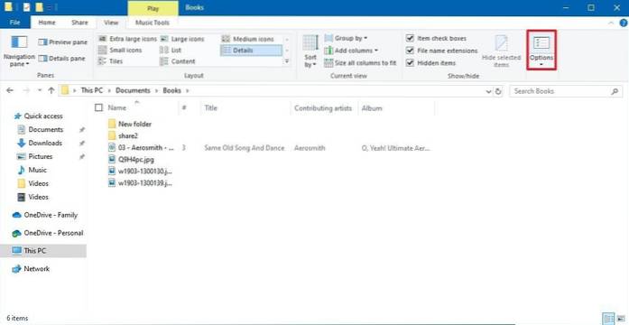 Jak obnovit nastavení zobrazení složky ve Windows 10 a starších