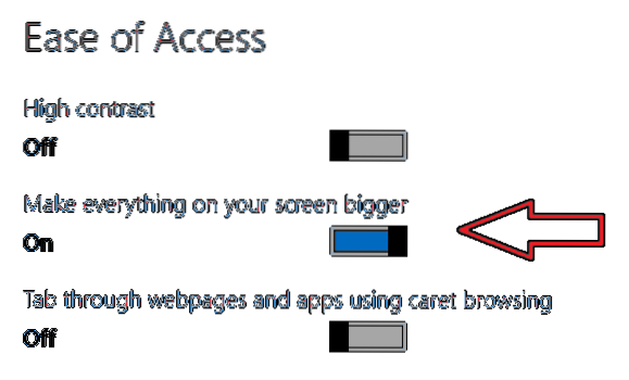 Hur man ändrar storlek på tunnelbana och tunnelbanegränssnittet själv [Windows 8]