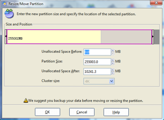 Cum să vă redimensionați partițiile cu EASEUS Partition Manager