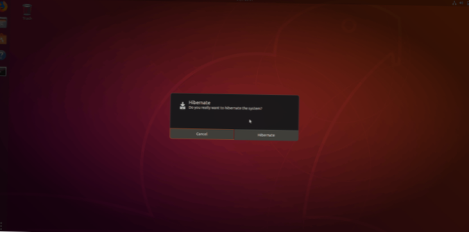 Cum se restabilește modul „Hibernare” pe Ubuntu