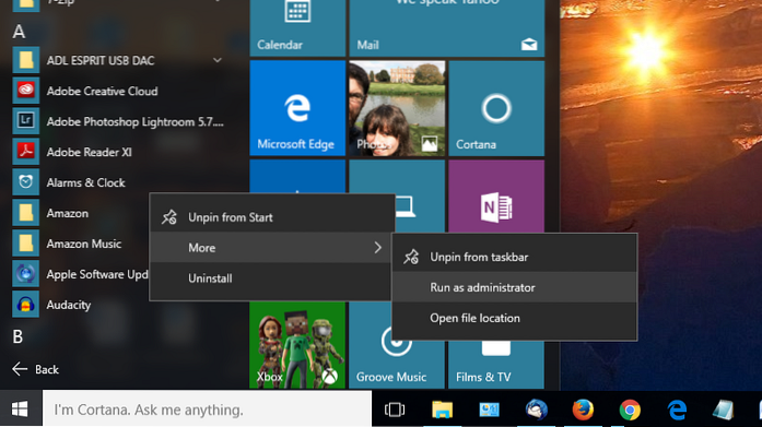How To Run Programs As Administrator In Windows 10