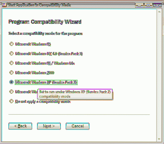 Cum să rulați programele mai vechi în Windows 7 / Vista